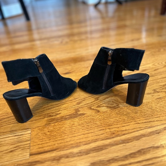 Vaneli Black Suede Booties - Picture 5 of 8